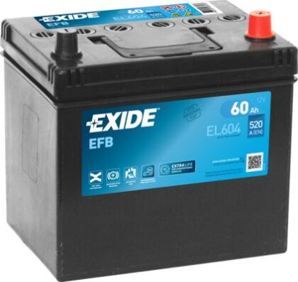 AKUMULATOR EXIDE 60AH START&STOP EFB EL604